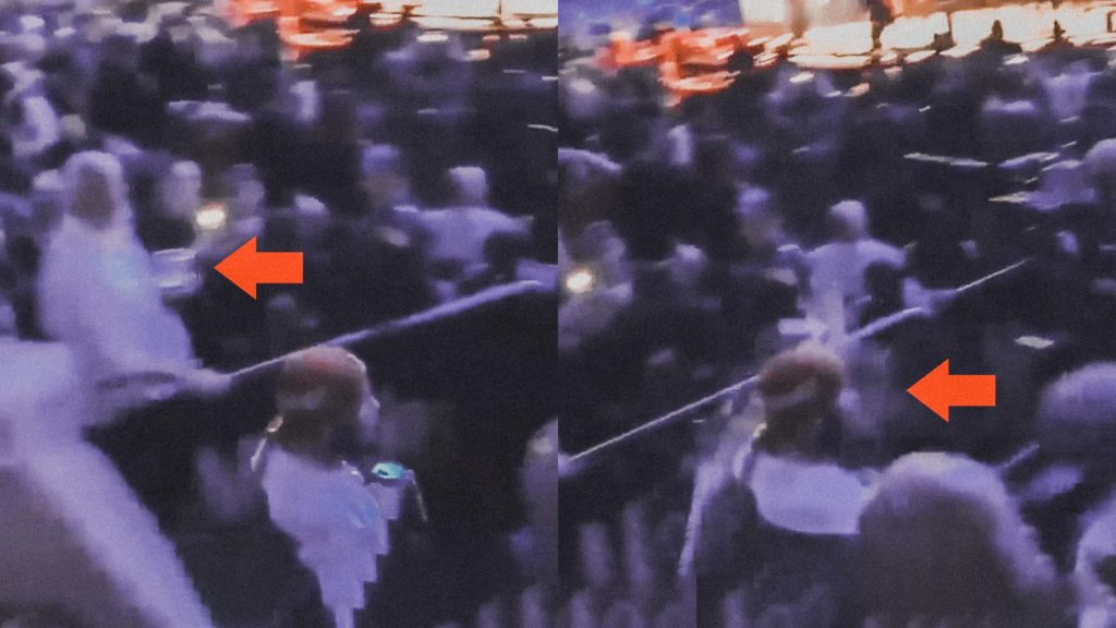 6ix9ine Gets Drink Thrown At Him At UFC Event in Vegas