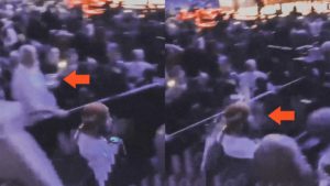 6ix9ine Gets Drink Thrown At Him At UFC Event in Vegas
