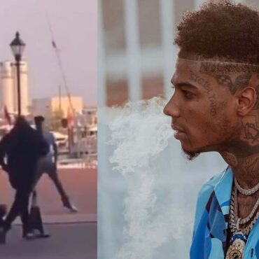 Blueface Knocks Out Chrisean Rock's Father In Public