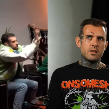 Tensions Rise As Lil Housephone Douses Adam22 With A Drink On No Jumper's Latest Episode