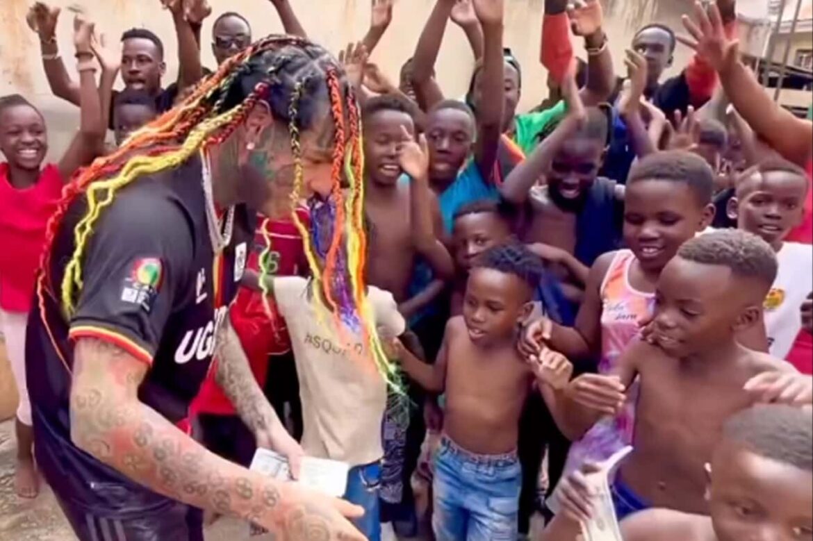 6ix9ine Shoots Music Video "WAPAE" In Africa With Limited Equipment