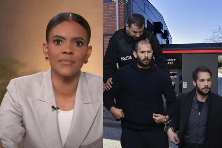 Candace Owens Reacts to Andrew Tate's Detainment in Romania