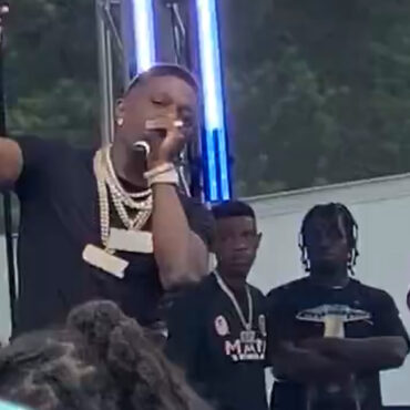 Rick Ross Car Show 2024 stage with Boosie performing